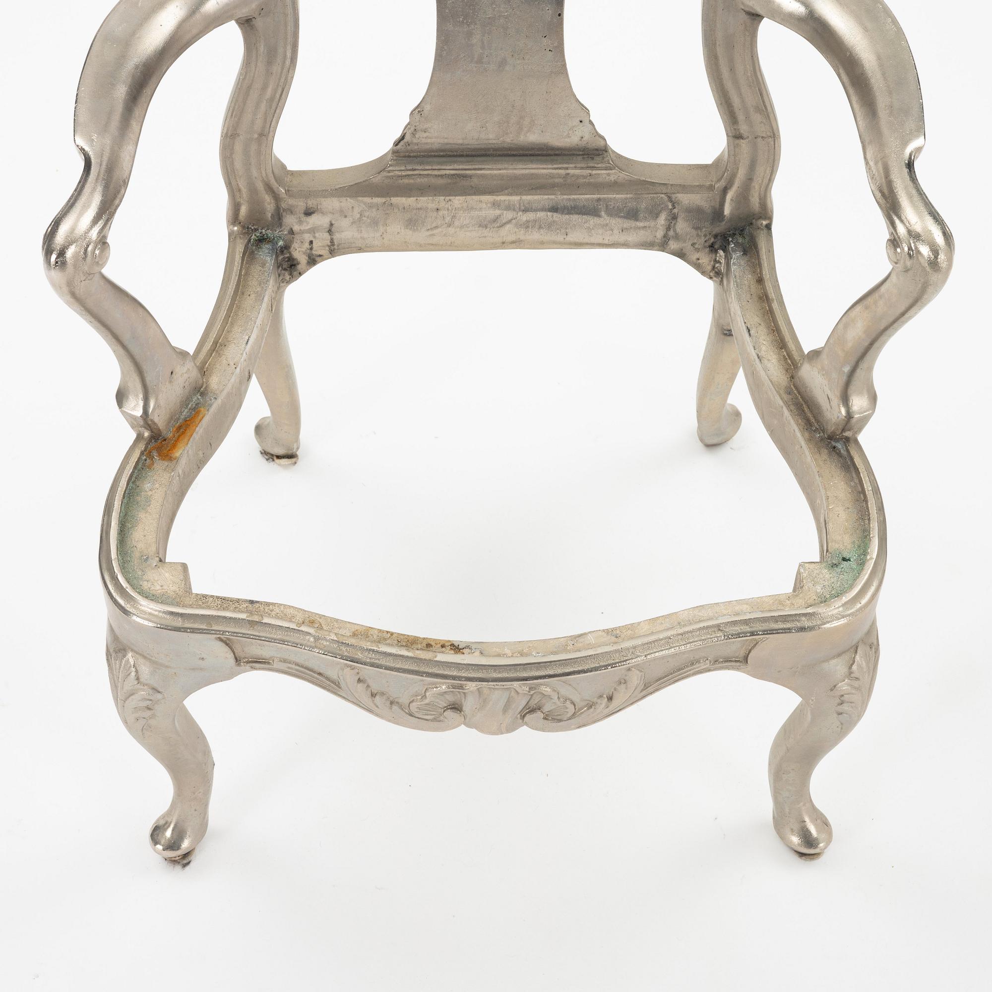 Fredrik Wretman, an armchair, part of the installation 'And so it goes', ed. 14, Källemo, Sweden, post 1992.