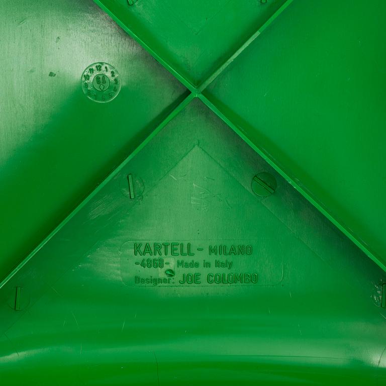 Joe Colombo, Chairs, a pair, "Universal", Kartell, second half of the 20th century.