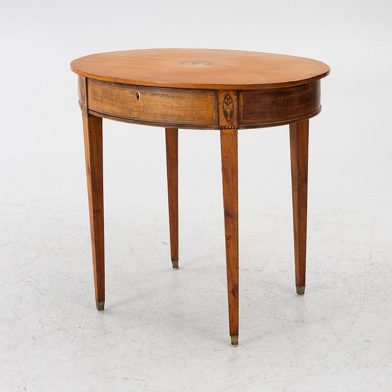 Sewing table, England, circa 1800.