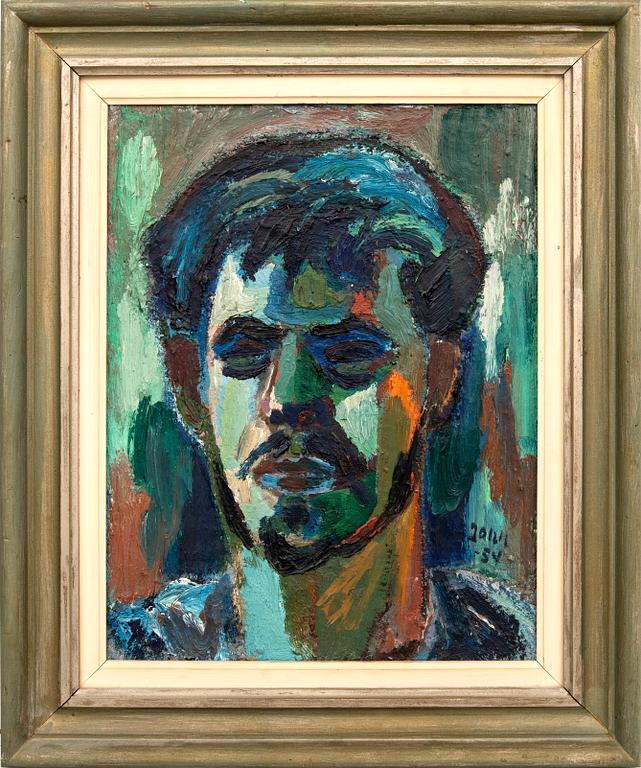 Gunnar Jonn, oil on canvas, signed and dated 54.