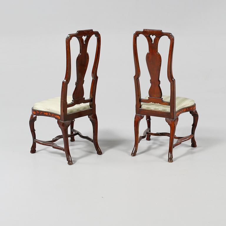 STOLAR, ett par, senbarockstil, 1900-talets början.