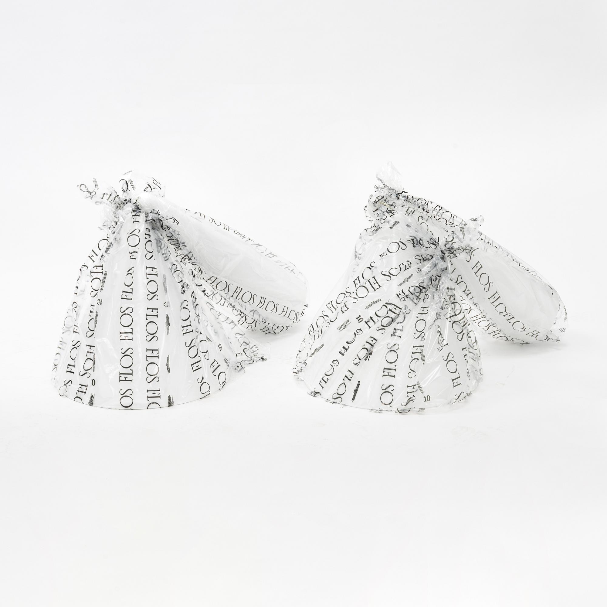 Achille Castiglioni, a pair of 'Diabolo' pendant lamps for Flos.