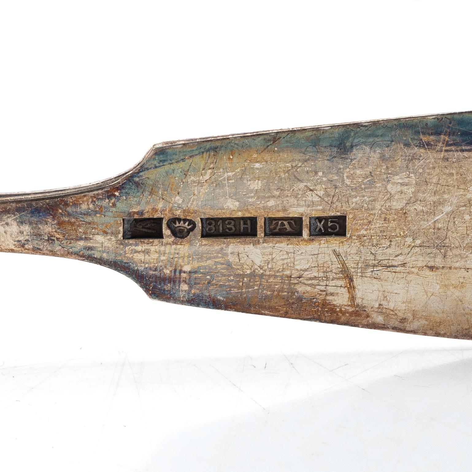 Bestick, 14 st, silver, Finland, bl a Hopeavalmiste, Helsingfors 1959.