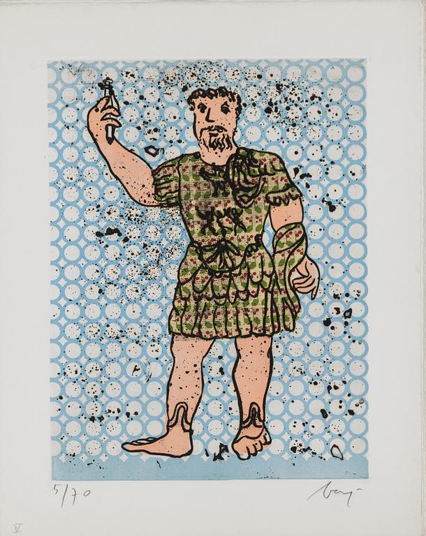 Enrico Baj, "Imperatores Romani".