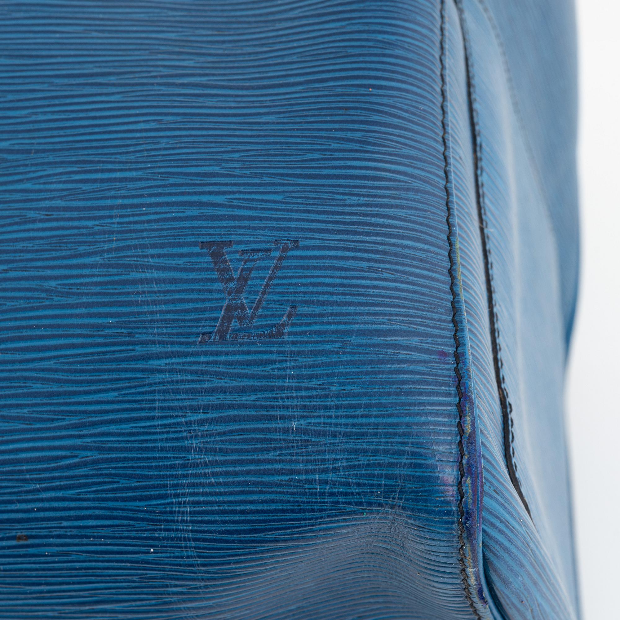 Louis Vuitton, weekendbag "Keepall Epi 50", 1989.