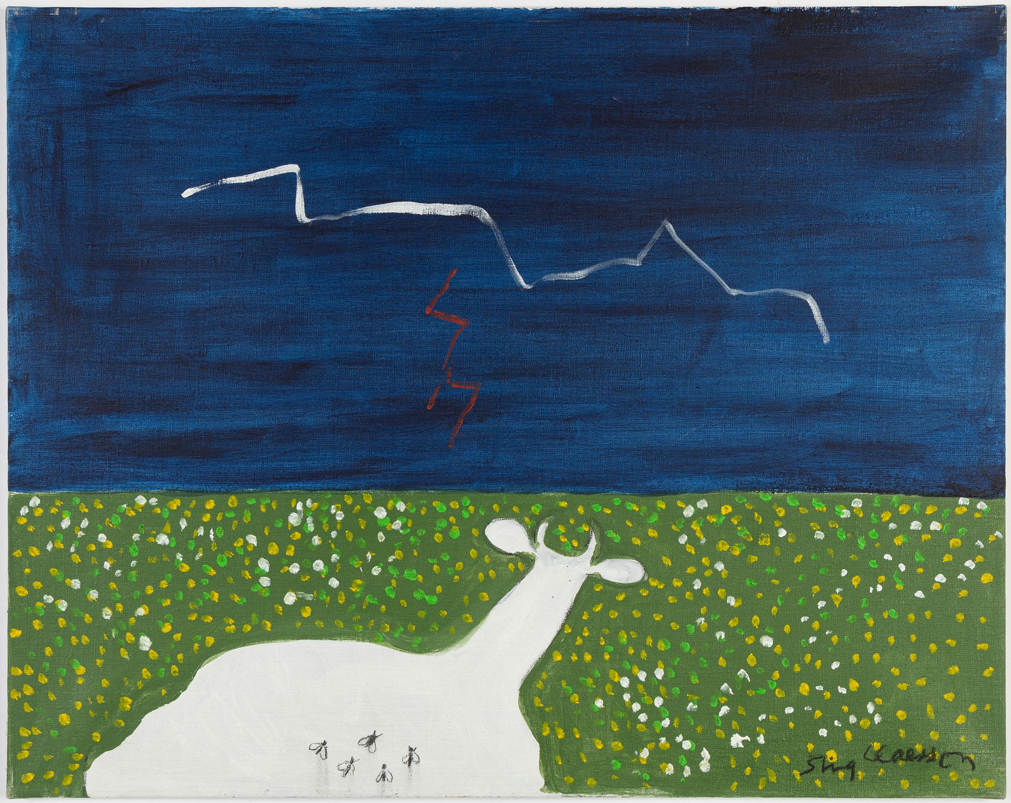 Stig Claesson, olja på duk, signerad.