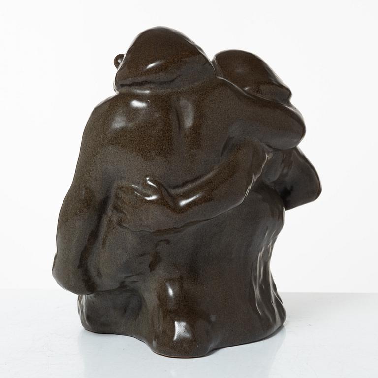 Åke Holm, a stoneware sculpture, Höganäs.