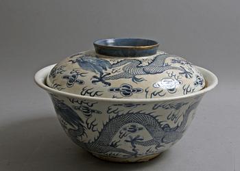 URNA MED LOCK, fajans, Kina.