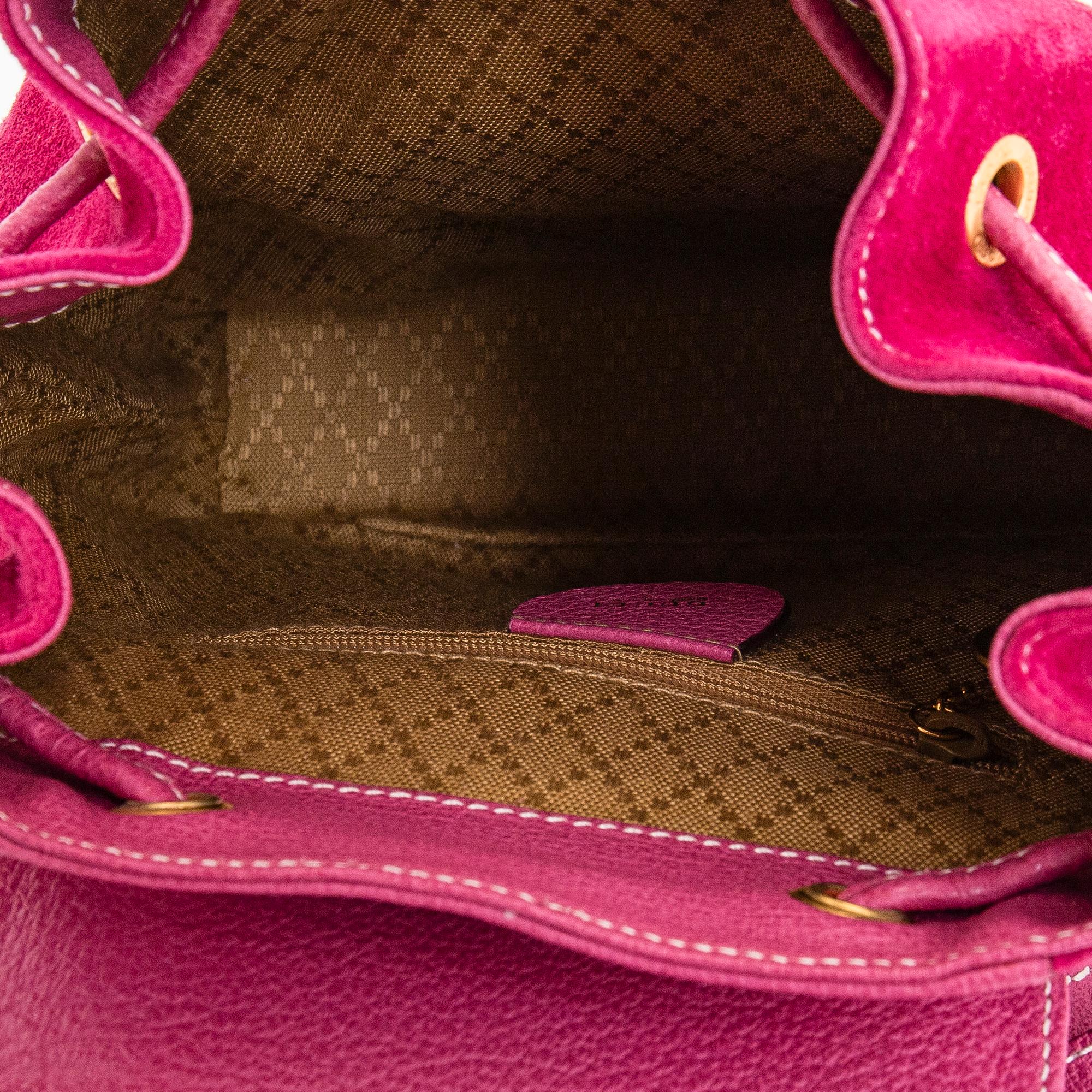 Gucci, a 'Bamboo' backpack.