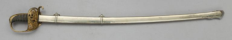 SABEL, m/1859, infanteriofficer.