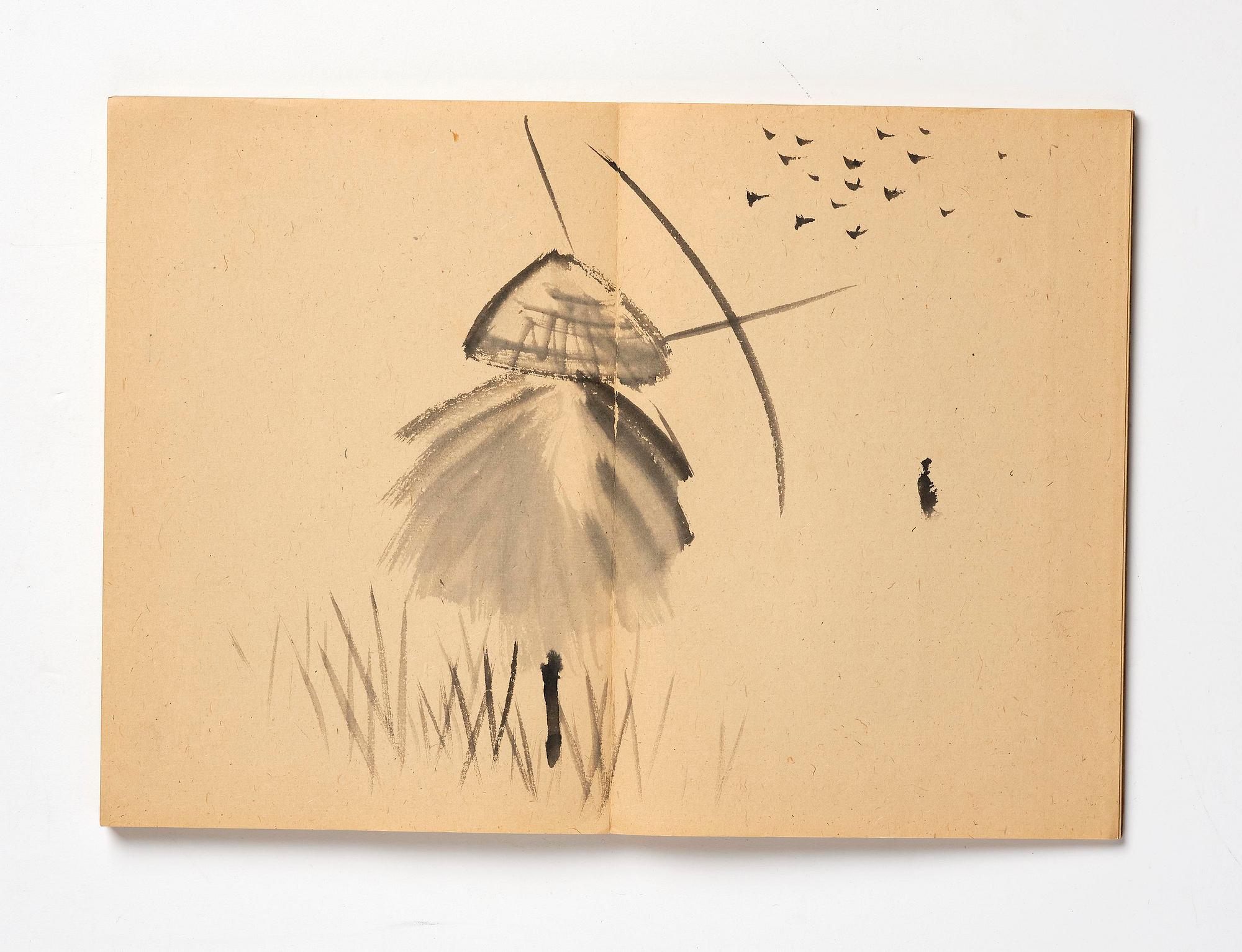 Two Chinese albums, one empty, early 20th century.