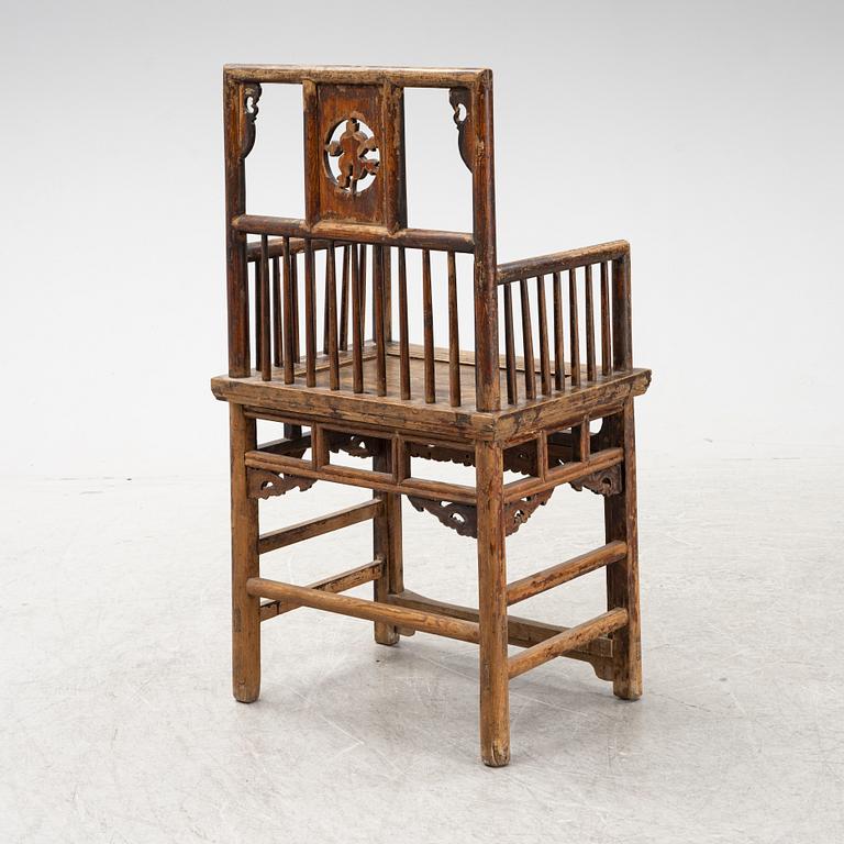 An early 20th Century chair, China.