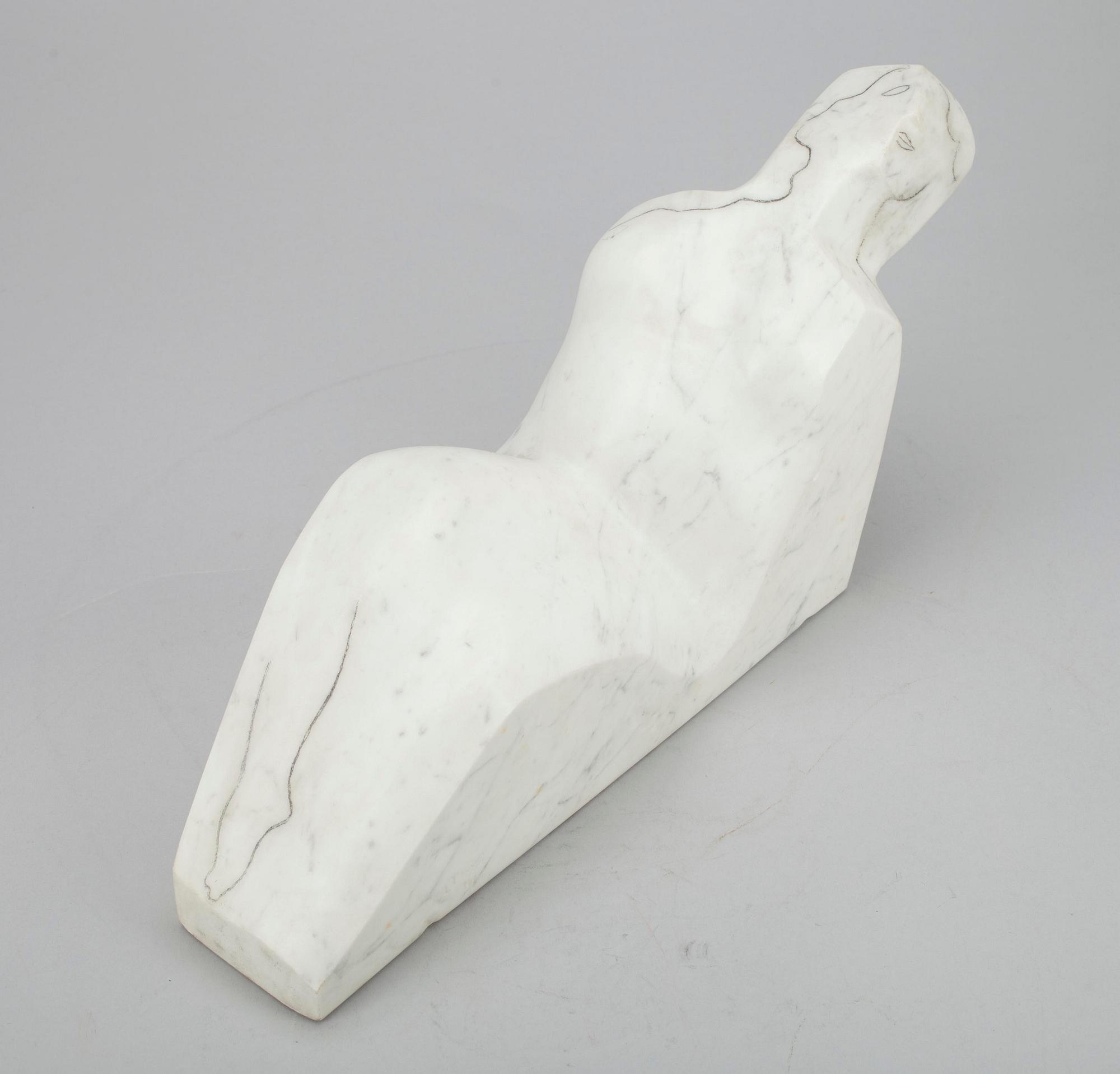LEENA TURPEINEN-KITULA, skulptur, marmor, numrerad 1/1, signerad och daterad -92.