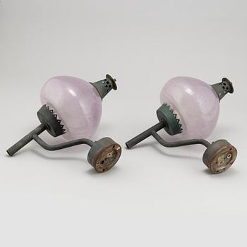 Hans-Agne Jakobsson, a pair of modell S1591 wall-lights by Hans-Agne Jakobsson AB, mid 20th Century.