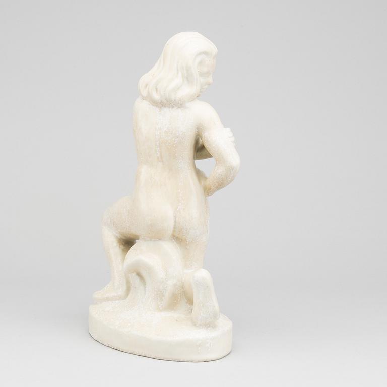 HARALD SALOMON, signed stoneware sculpture.