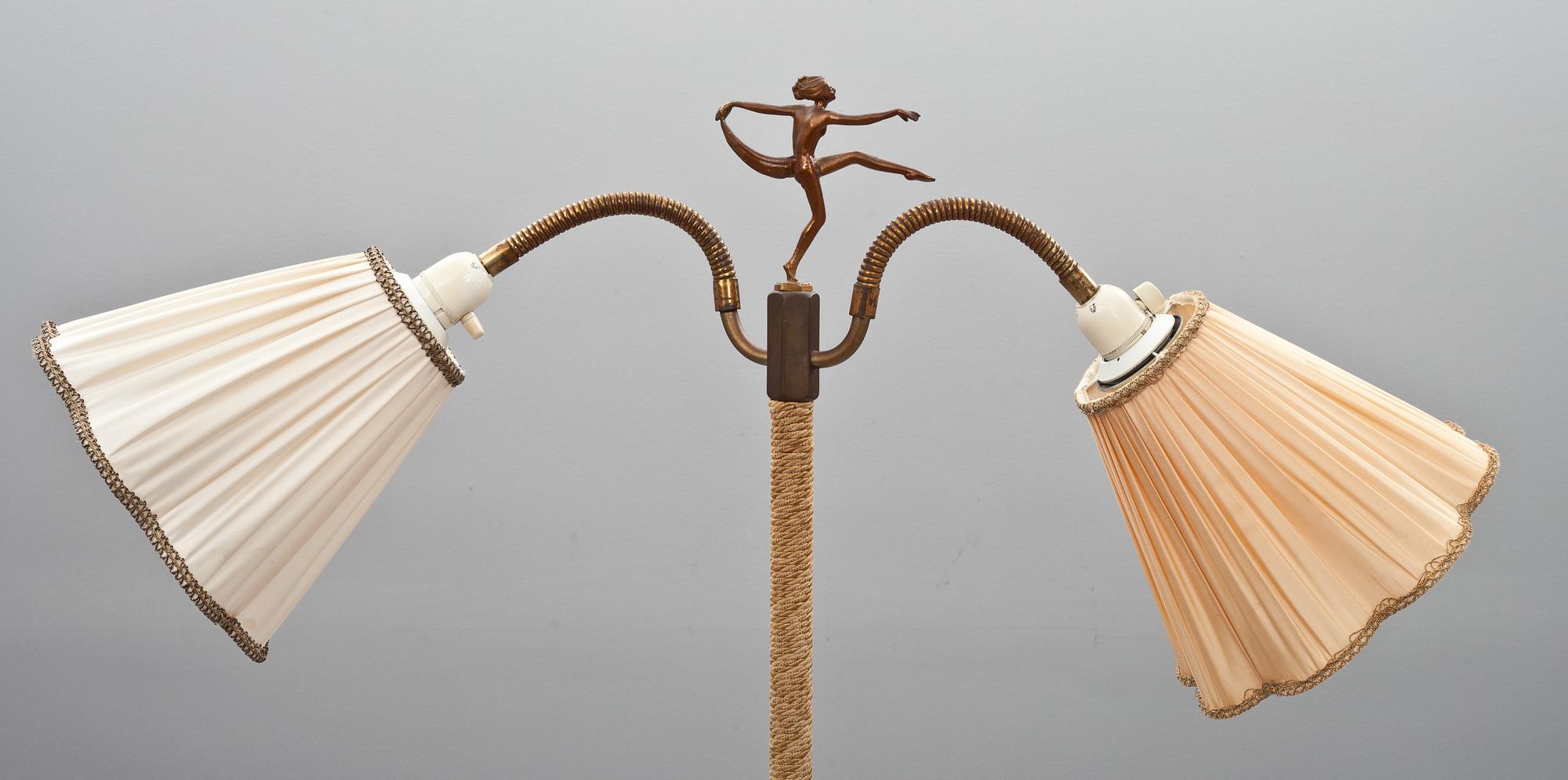 GOLVLAMPA, art deco-stil, Zenith, 1900-talets första hälft/mitt.