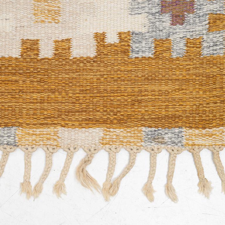 Ingegerd Silow, flatweave rug, signed IS, approx. 200 x 133 cm.