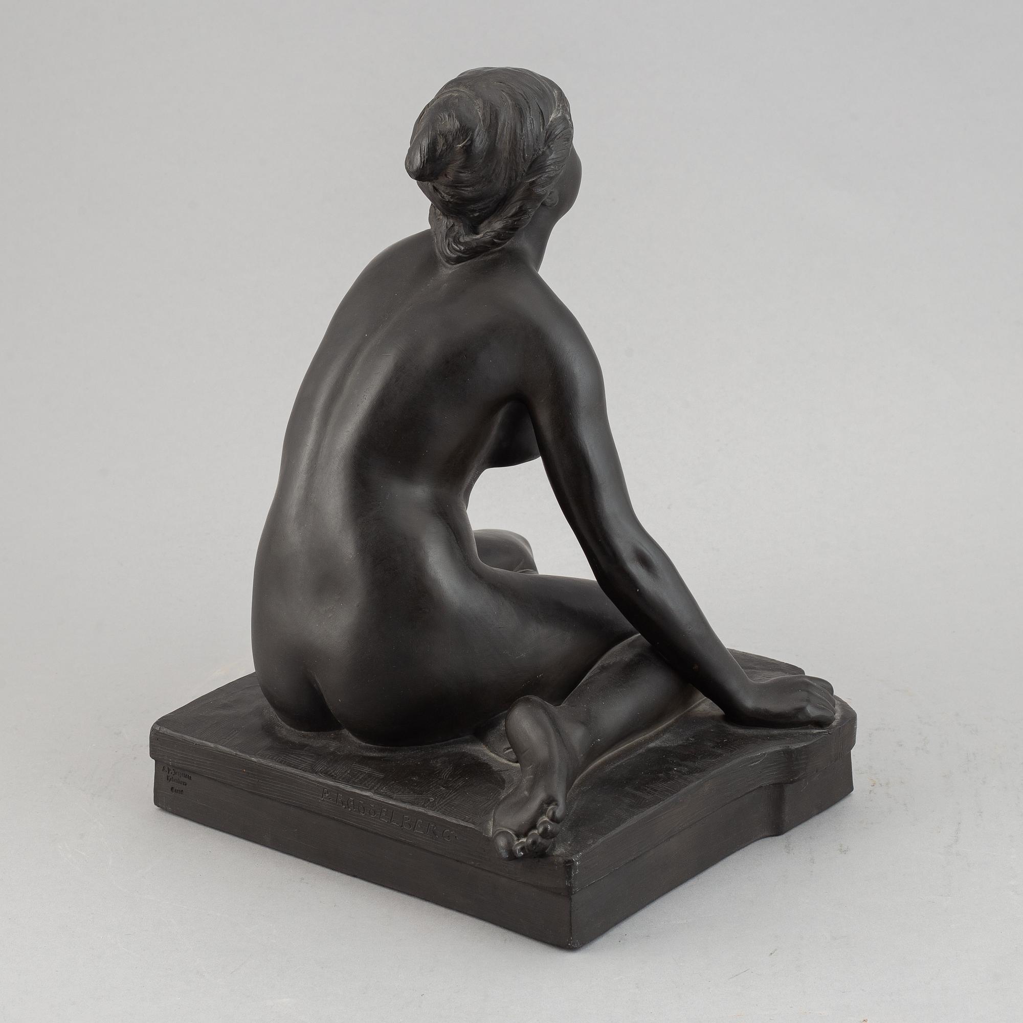 Per Hasselberg, efter. Sculptur, 'Grodan' ceramic, Jörgensen, Copenhagen, Denmark.