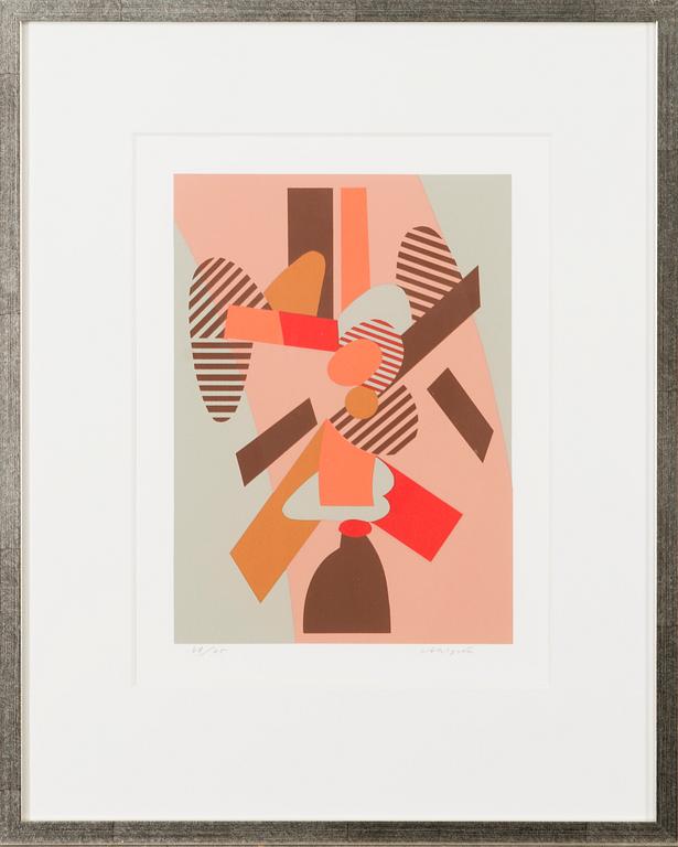 LAURI AHLGRÉN, serigrafi, signerad och numrerad 68/75.