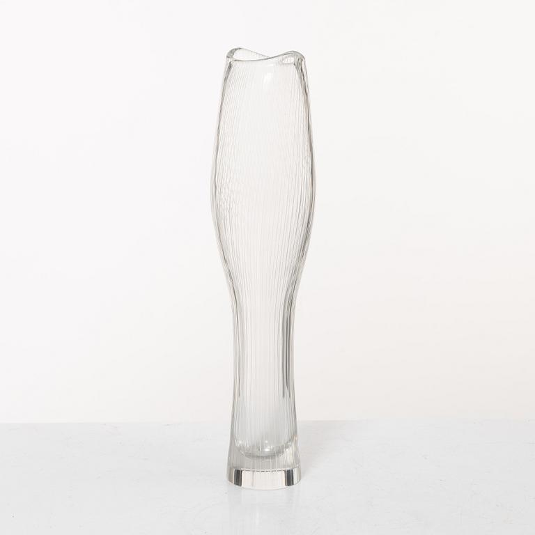 Tapio Wirkkala, a glass vase, model "3545", Iittala, Finland 1950s.