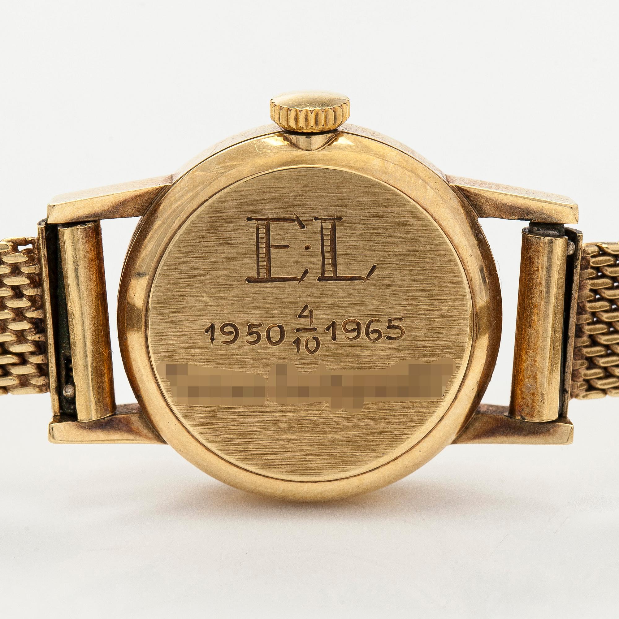 Omega, wristwatch, 19 mm.