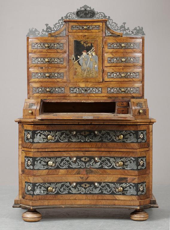 An 18th century German cupboard (extensive alterations, additions).