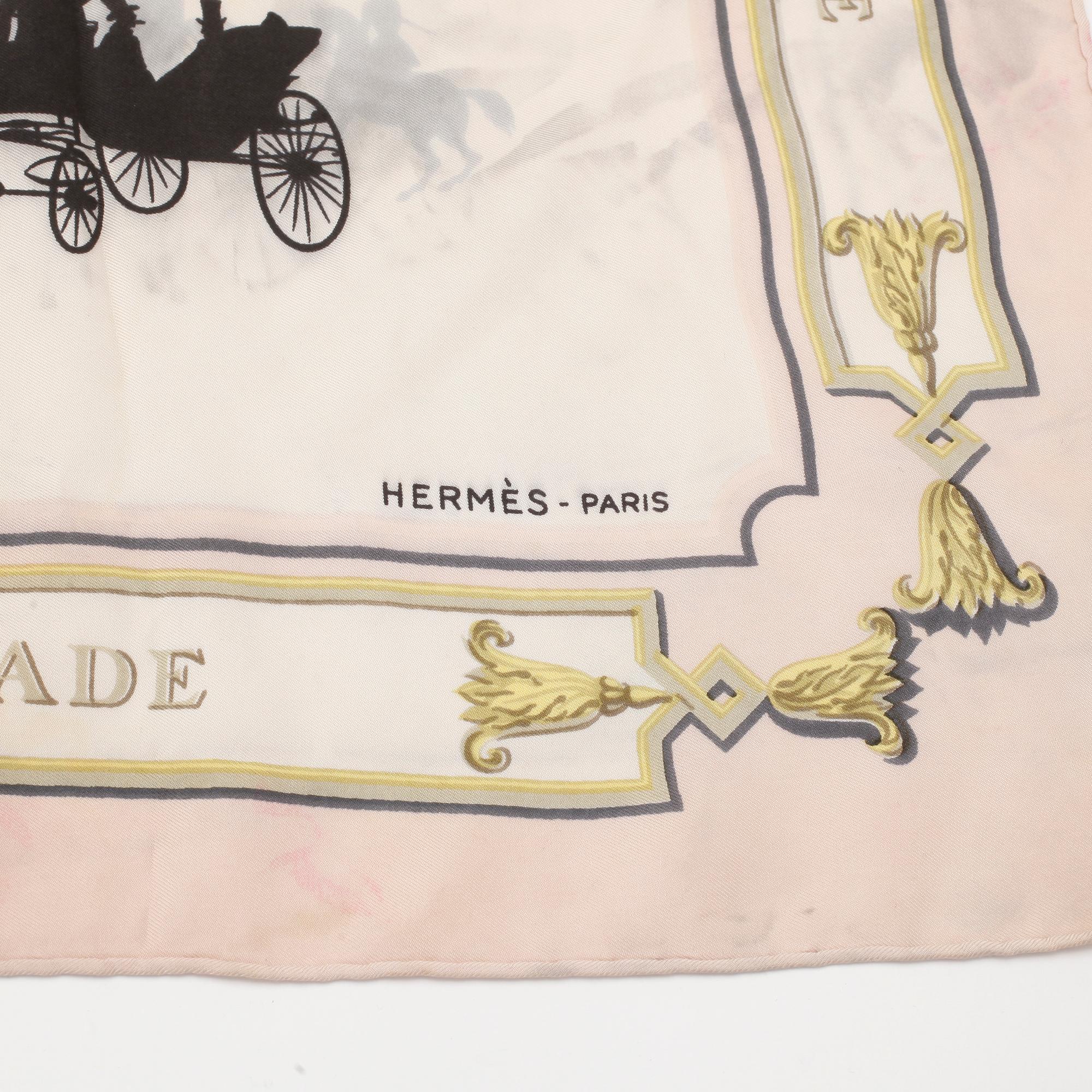 SCARFS, Hermès, "Le bois de Boulogne".