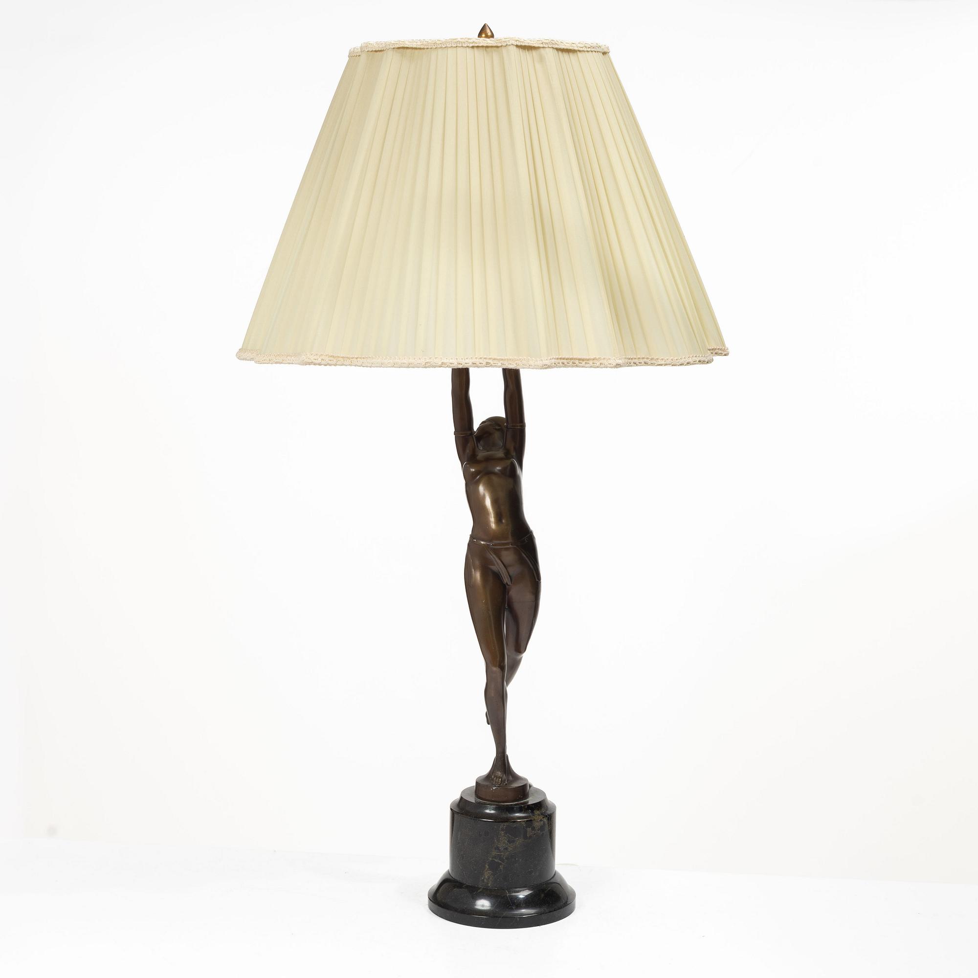 Bordslampa, Art Deco, 1920/30-tal.