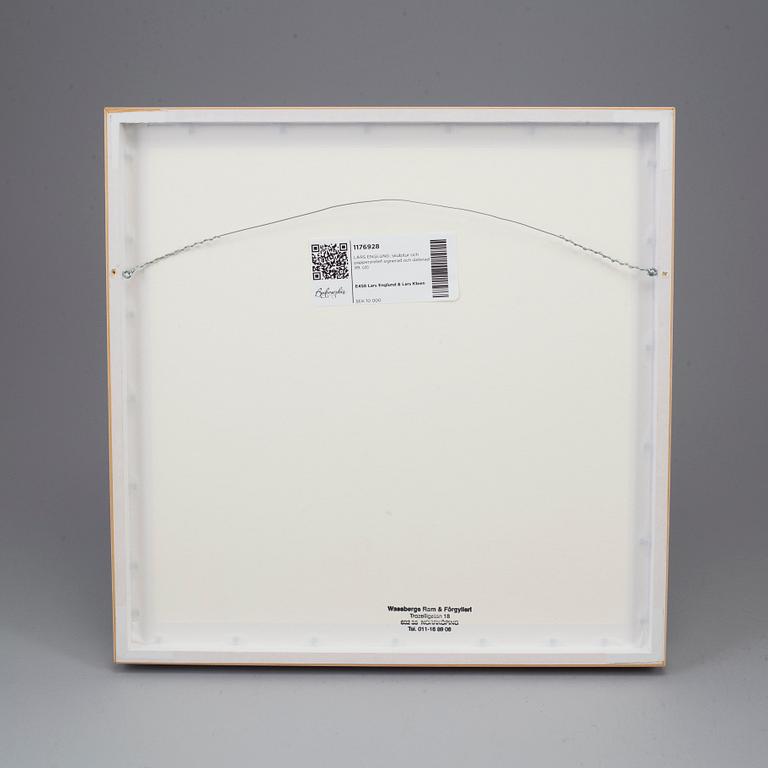 LARS ENGLUND, sculpture and paper relief signed and dated 99.