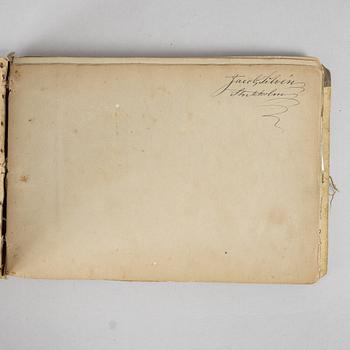 Jacob Silvén, sketch book with 24 sheets.
