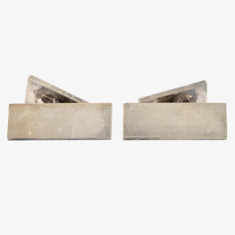 Wiwen Nilsson, a pair of cufflinks, sterling silver, Lund 1957.