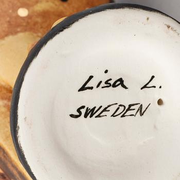 FIGURIN, stengods, 'Fingal' Sign Lisa Larson, Gustavsberg.