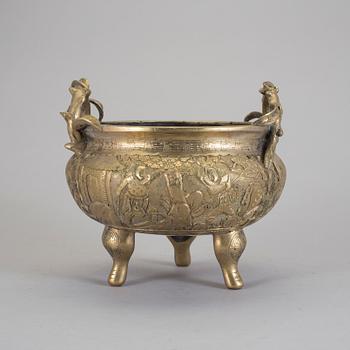 RÖKELSEKAR, brons, Japan, 1900-tal.