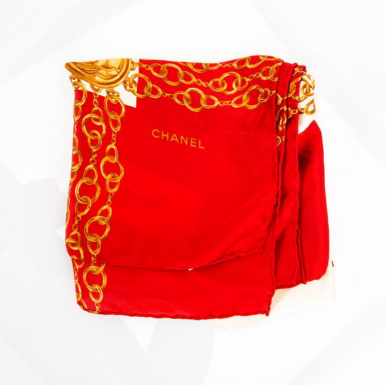 Chanel scarf.