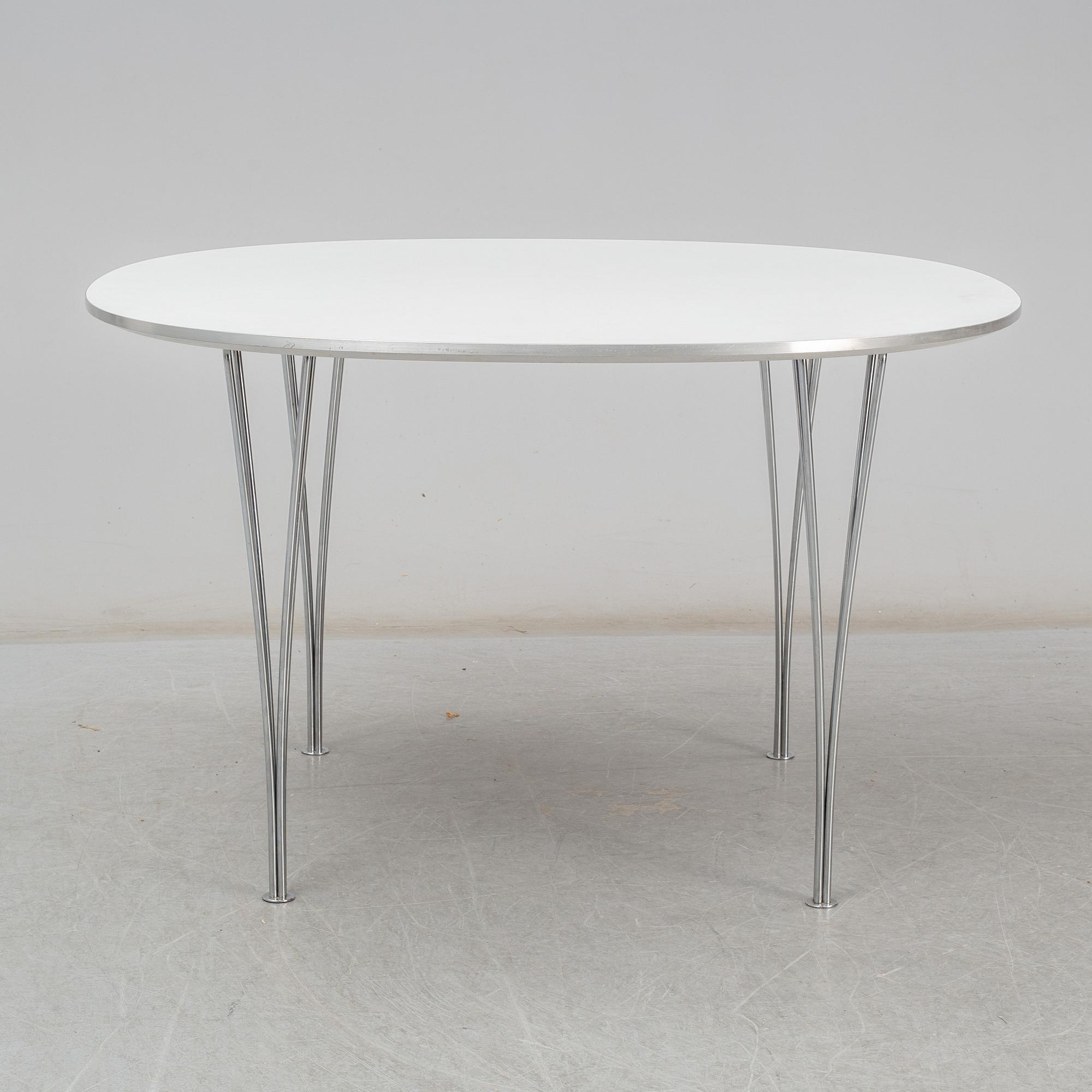 PIET HEIN och BRUNO MATHSSON, "Superellips", matbord, Fritz Hansen, MIAB, Sverige, 1985.