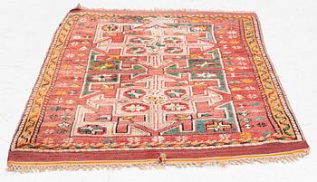 A semi-antique Anatolian rug, c 119 x 87 cm.