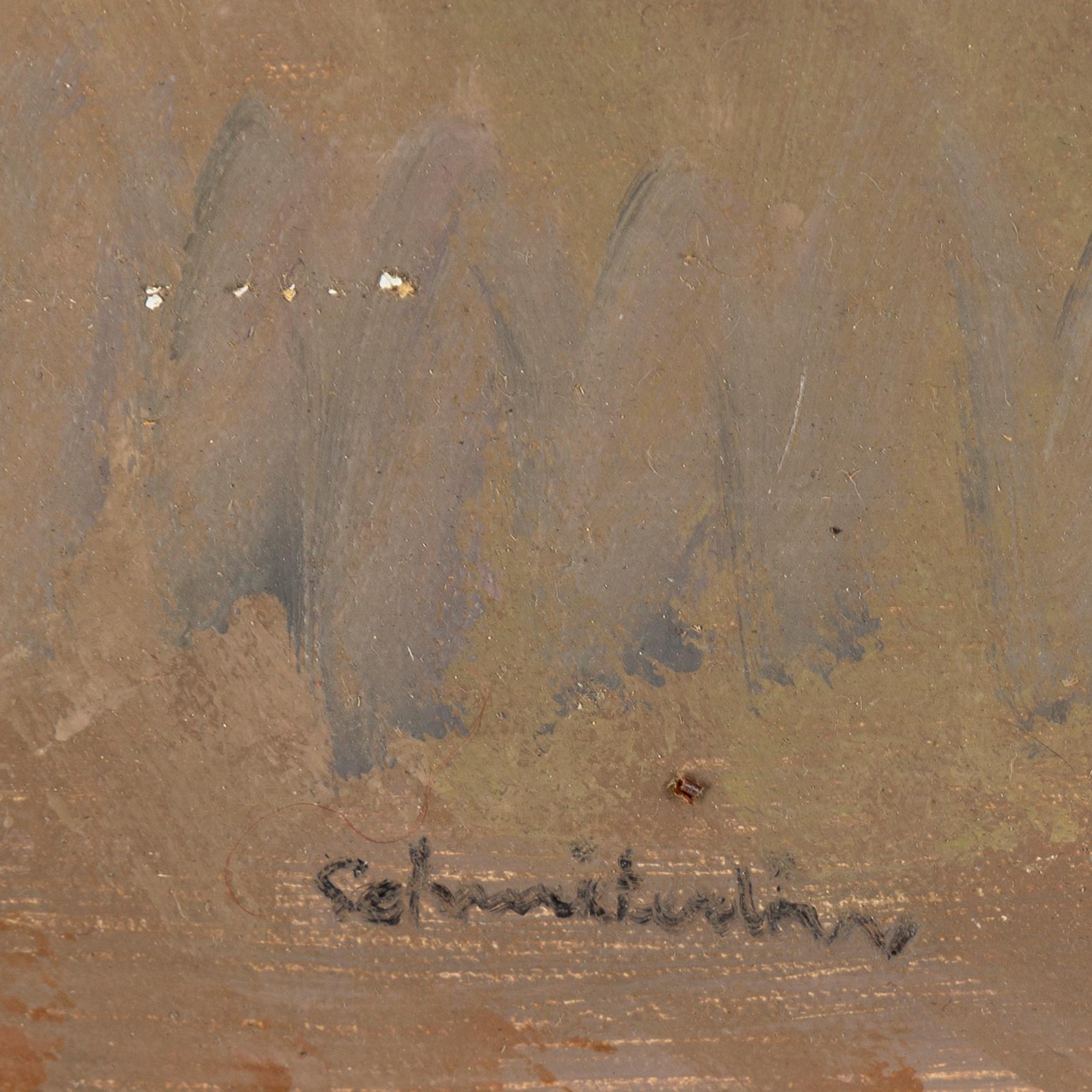 BERTRAM SCHMITERLÖW, oil on canvas, signed.
