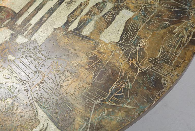 Philip & Kelvin LaVerne, an "Odyssey" coffee table, USA 1960s-70s.