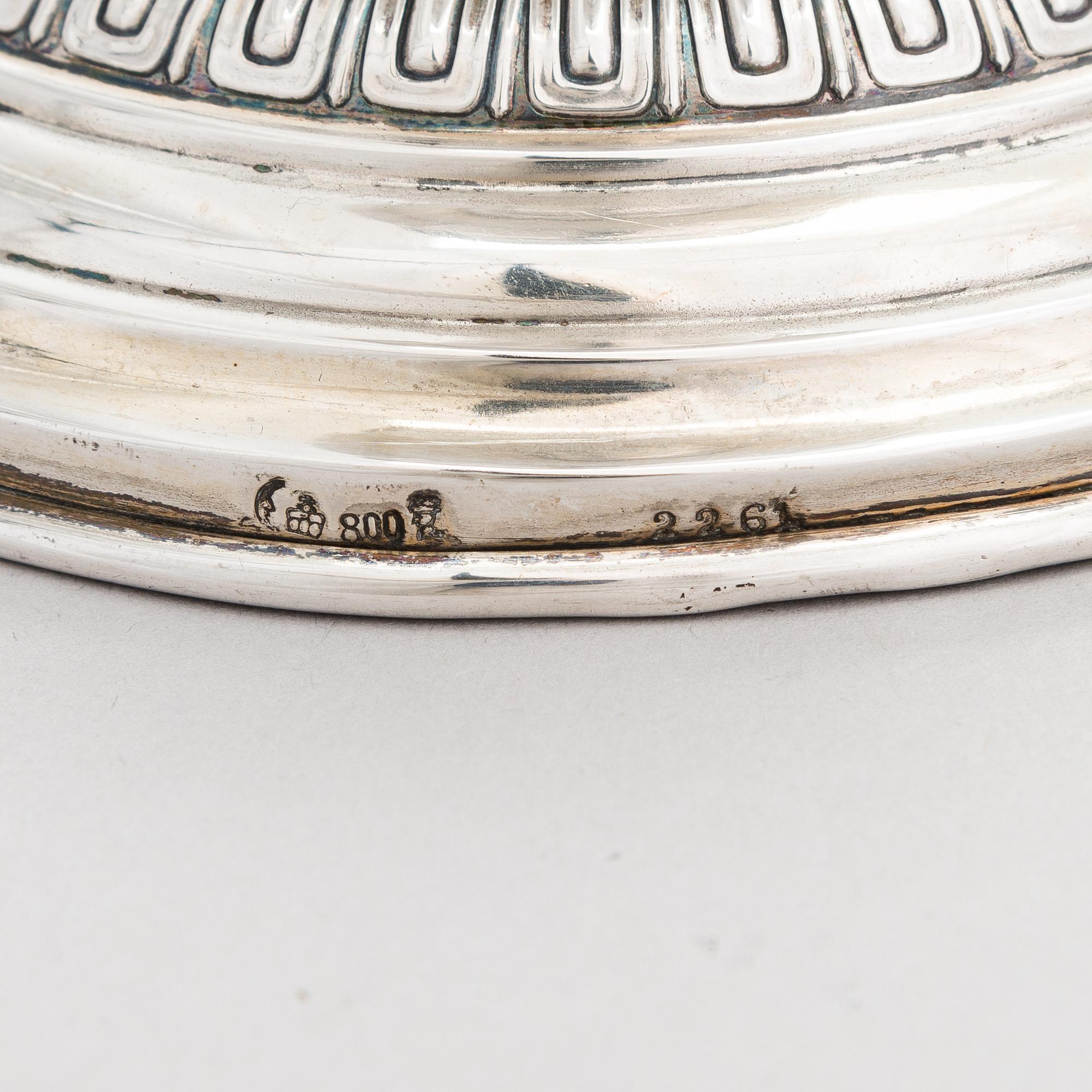 A silver goblet, Germany around 1900.