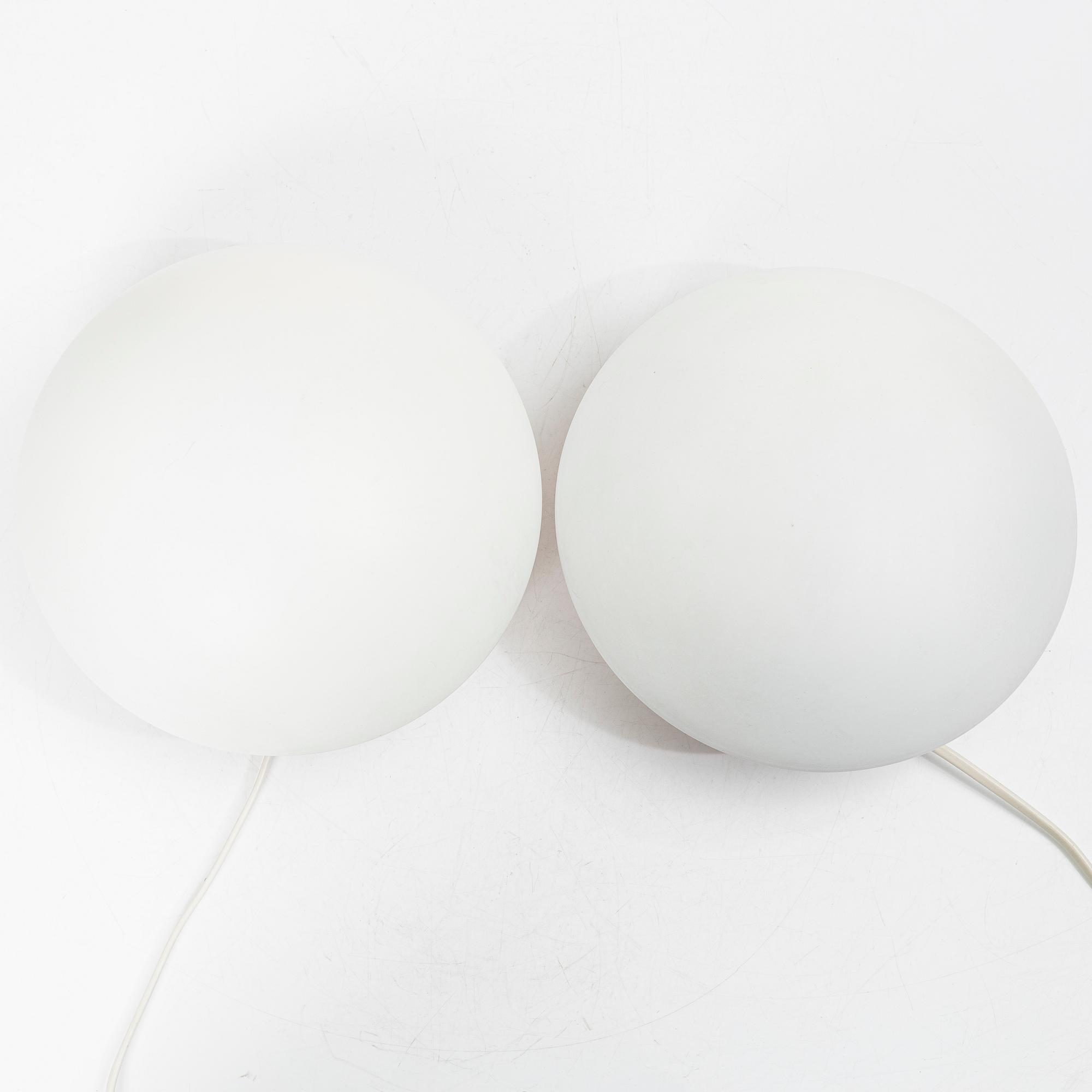 Louis Poulsen, a pair of model 33058/ 'PH Hat' wall lights, Denmark.