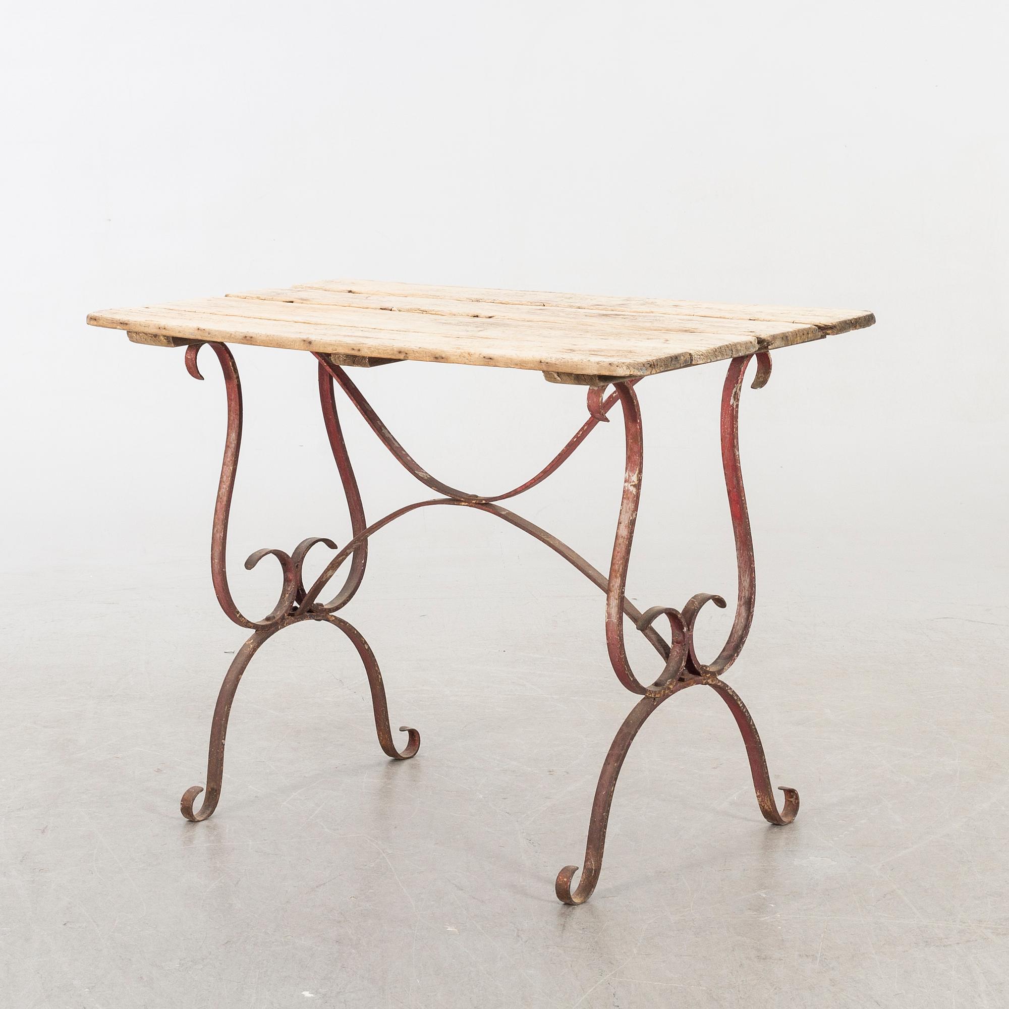 TRÄDGÅRDSBORD, omkring 1900.