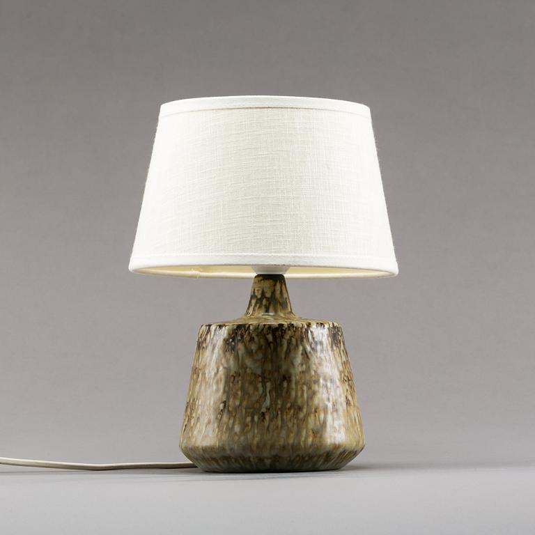 A mid 20th century Gunnar Nylund stoneware table lamp.