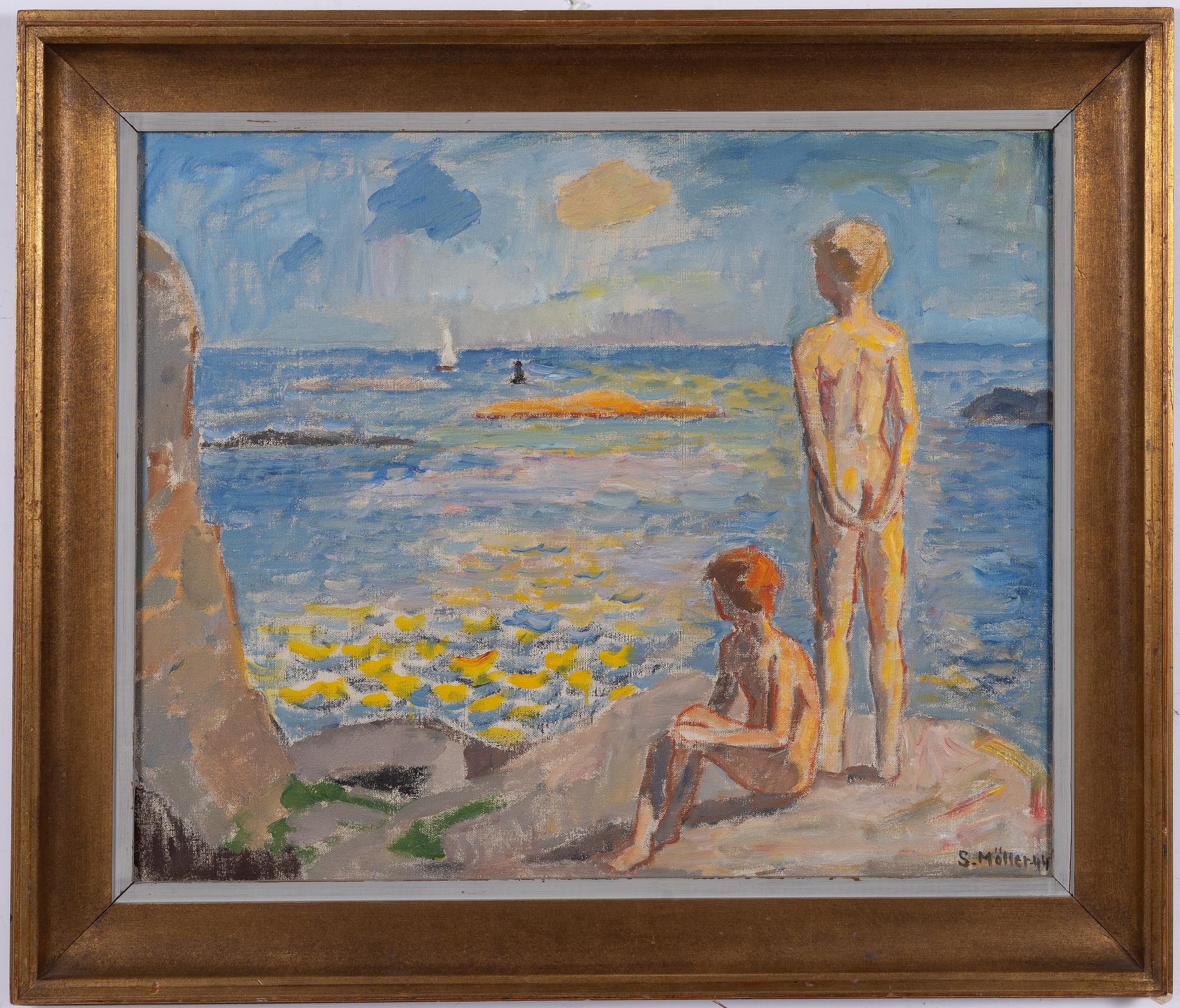 Sigurd Möller, At the coast.