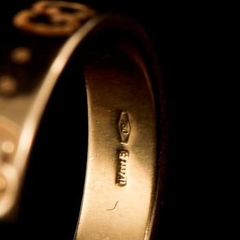RING, 18k guld, "Gucci Icon", Gucci, Italien, 2000-tal. Vikt 4 g.