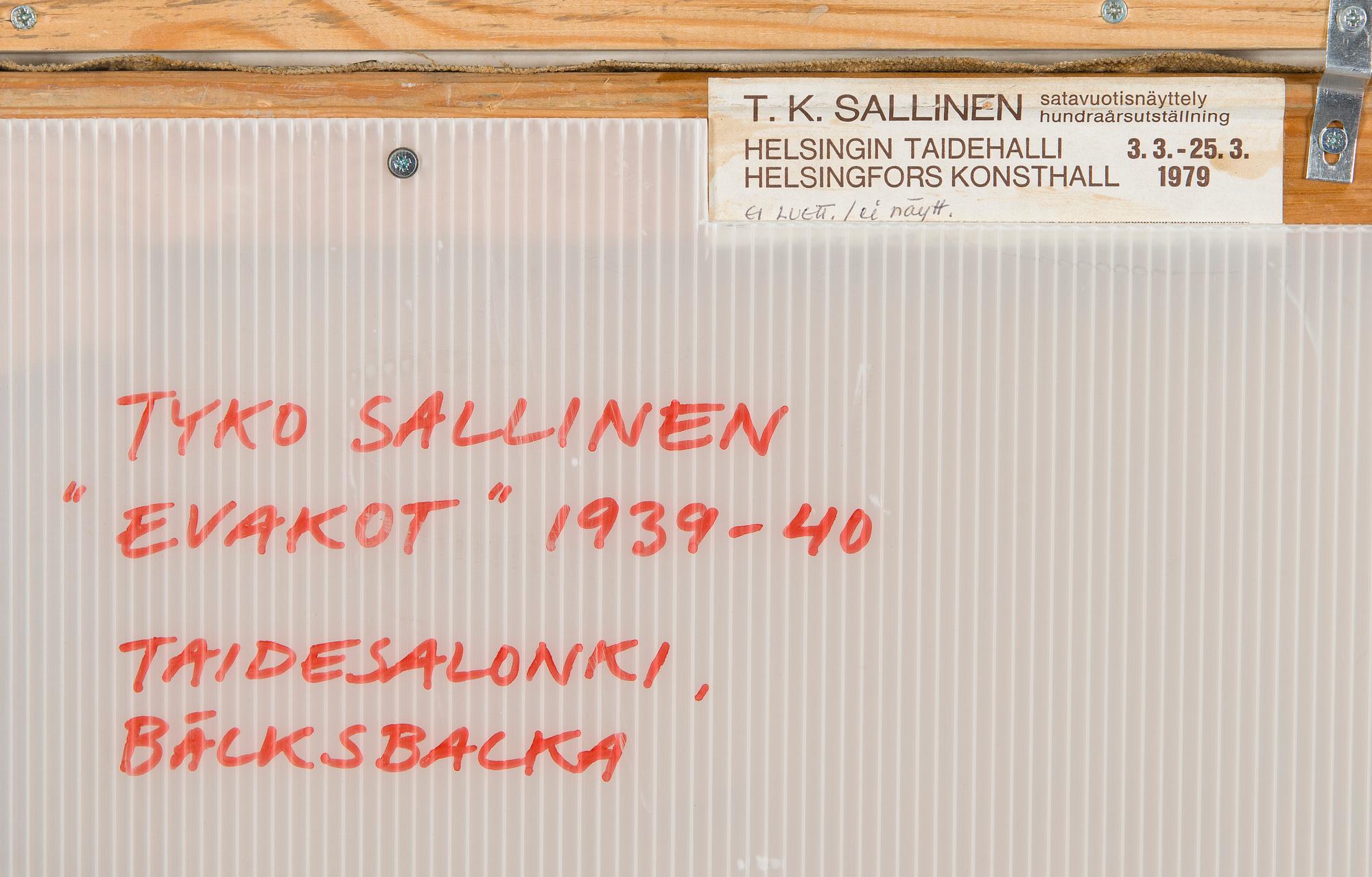 Tyko Sallinen, De Evakuerade.