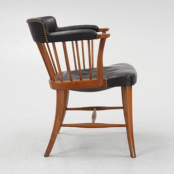 Josef Frank, an armchair, model 789A, "Captain's Chair", Firma Svenskt Tenn, 1960s.