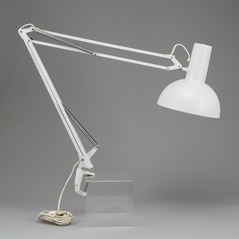 A Louis Poulsen "IT" metal writing desk light.