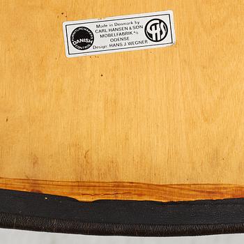 Hans J. Wegner, Six model CH-29 chairs Carl Hansen & Søn, mid-20th century.