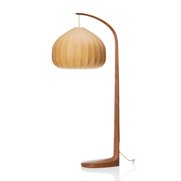 Hans-Agne Jakobsson, a teak table lamp, Markaryd, Sweden 1950s.