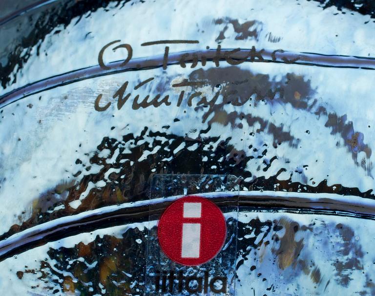 FIGURIN, glas, signerad Oiva Toikka, Nuutajärvi.